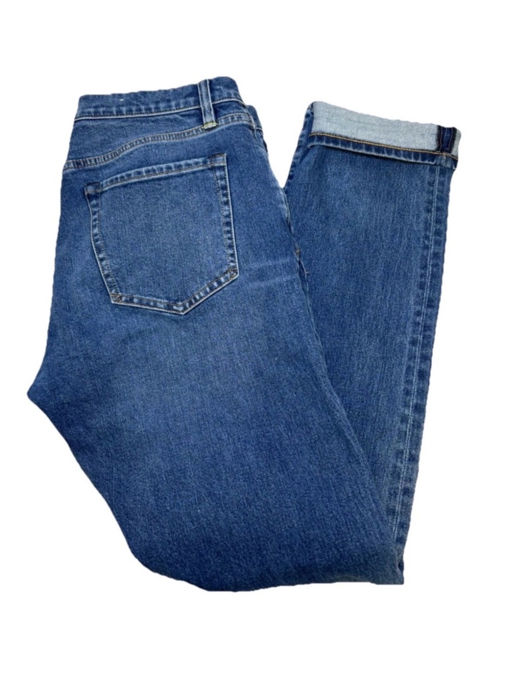 Flint and Tinder Slim Fit Jeans Mens 32x32 Blue Selvedge Denim Stretch Pants